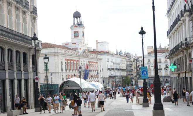 Exclusive Balcony Plaza Mayor Lägenhet Madrid Exteriör bild